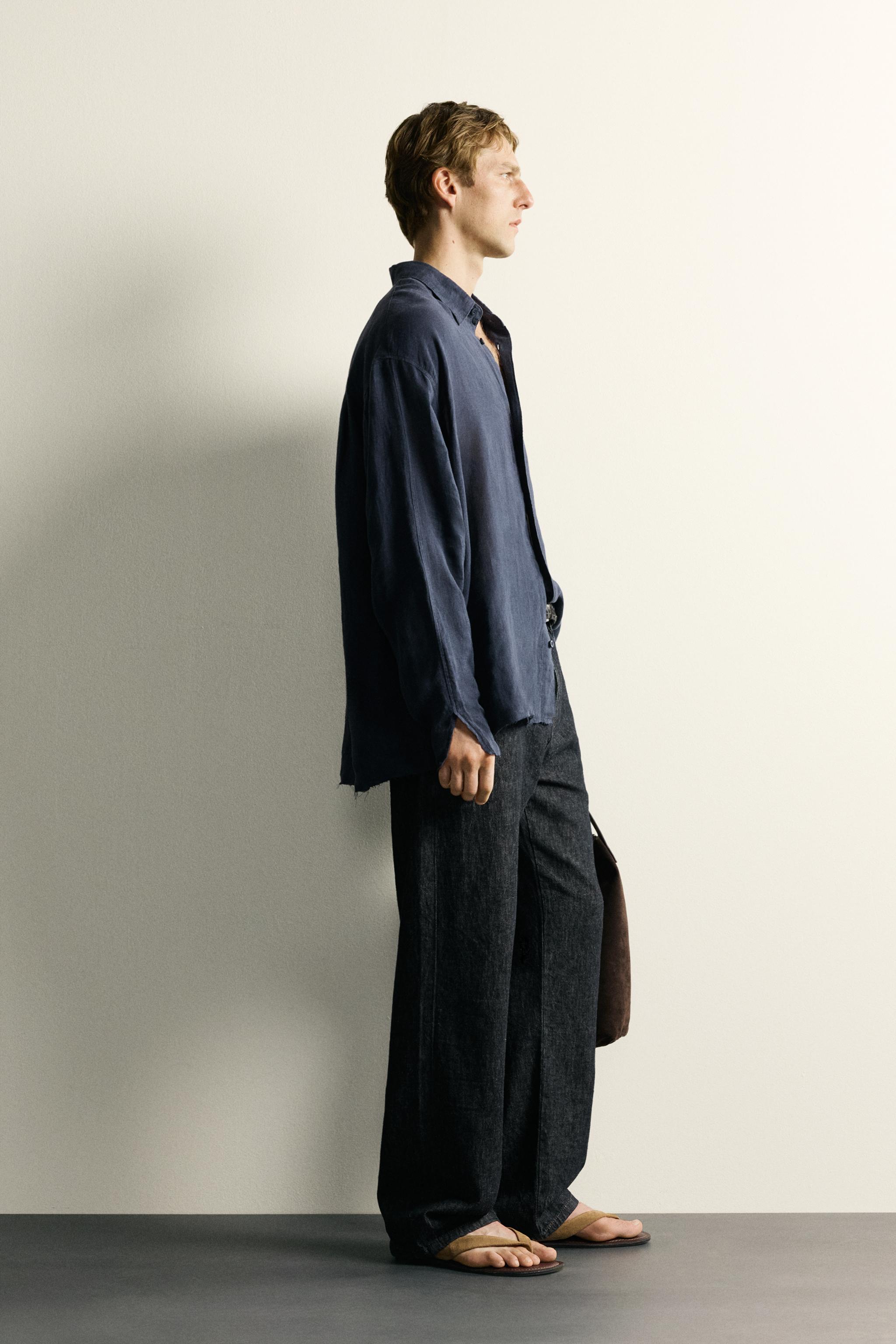 LIGHTWEIGHT 100% LINEN RELAXED FIT SHIRT